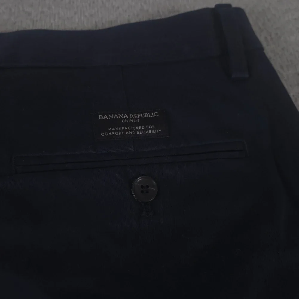 Banana Republic Pants Mens 34x32 Navy Aiden Slim Rapid Movement Chino Stretch